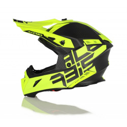 Casca Acerbis Steel Carbon Yellow Fluo Casca Acerbis Steel Carbon Yellow Fluo