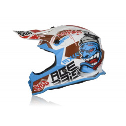 Casca copii Acerbis Steel White Blue Casca copii Acerbis Steel White Blue