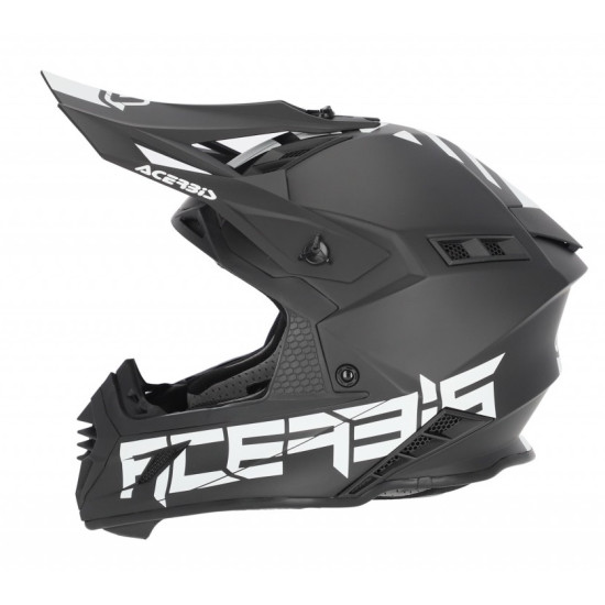Casca Acerbis X-Track Black White Casca Acerbis X-Track Black White