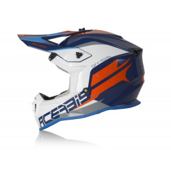 Casca Acerbis Linear Blue White Casca Acerbis Linear Blue White