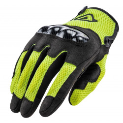 Manusi Acerbis Ramsey Vented Black Yellow Manusi Acerbis Ramsey Vented Black Yellow