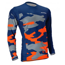Tricou Acerbis X-Duro Winter Blue Orange Tricou Acerbis X-Duro Winter Blue Orange