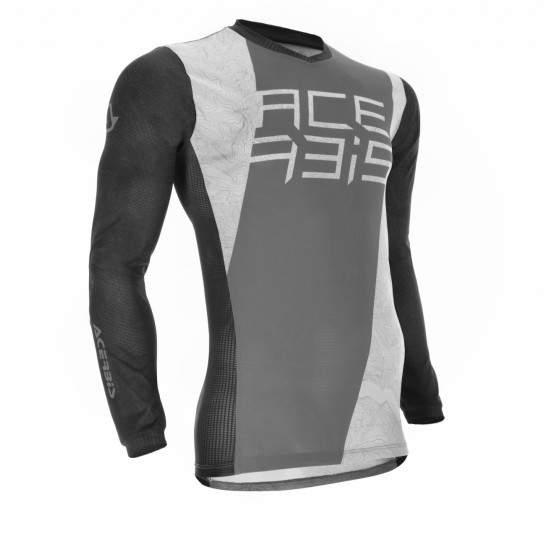 Tricou Acerbis MX J-Track One White Grey