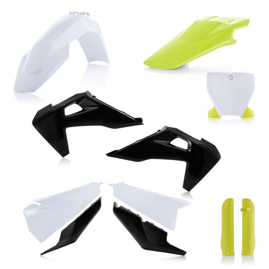 Kit complet plastice Husqvarna TC/FC 19-22 White Black