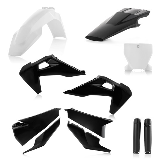 Kit complet plastice Husqvarna TC/FC 19-22 Black White