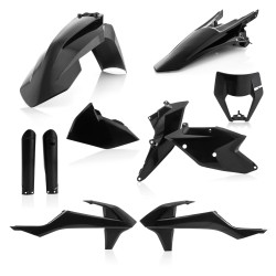 Kit complet plastice KTM 17-19 Acerbis Black Kit complet plastice KTM 17-19 Acerbis Black