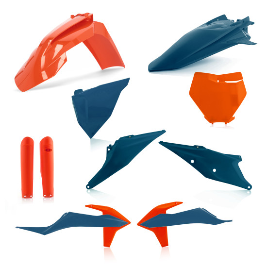 Kit complet plastice KTM SX/SX-F 19-22 Acerbis Blue Orange