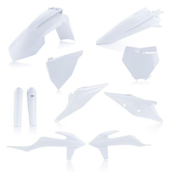 Kit complet plastice KTM SX/SX-F 19-22 Acerbis White