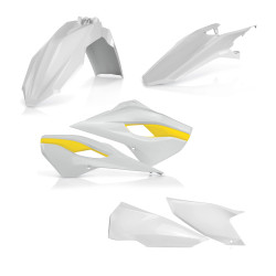 Kit plastice Husqvarna 15-16 Acerbis White Yellow Kit plastice Husqvarna 15-16 Acerbis White Yellow