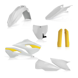 Kit plastice complet Husqvarna TC/FC 15-16 Replica White Yellow Kit plastice complet Husqvarna TC/FC 15-16 Replica White Yellow
