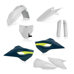 Kit plastice complet Husqvarna TC 250 14-15 White Blue Kit plastice complet Husqvarna TC 250 14-15 White Blue