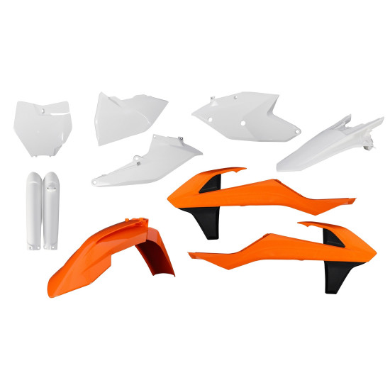 Kit complet plastice KTM SX 16-18 Acerbis Orange White