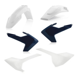 Kit plastice Husqvarna 17-19 White Blue Kit plastice Husqvarna 17-19 White Blue