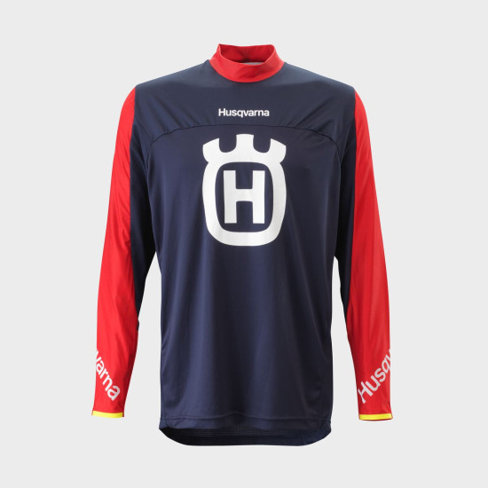 Tricou Husqvarna Origin Blue Red