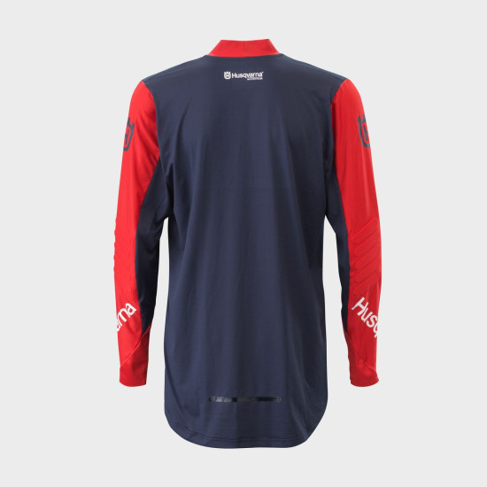 Tricou Husqvarna Origin Blue Red