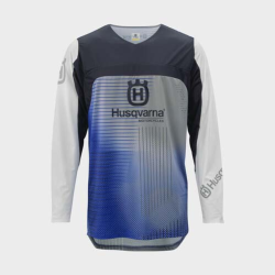 Tricou Husqvarna Railed Blue Tricou Husqvarna Railed Blue
