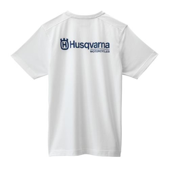 Tricou Husqvarna Basic Logo White