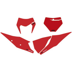 Kit stickere number plate KTM 20-22 Red Kit stickere number plate KTM 20-22 Red