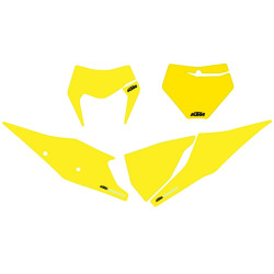 Kit stickere number plate KTM 20-22 Yellow Kit stickere number plate KTM 20-22 Yellow