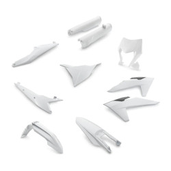 Kit plastice KTM 150/500 EXC TBI 2024 White Kit plastice KTM 150/500 EXC TBI 2024 White
