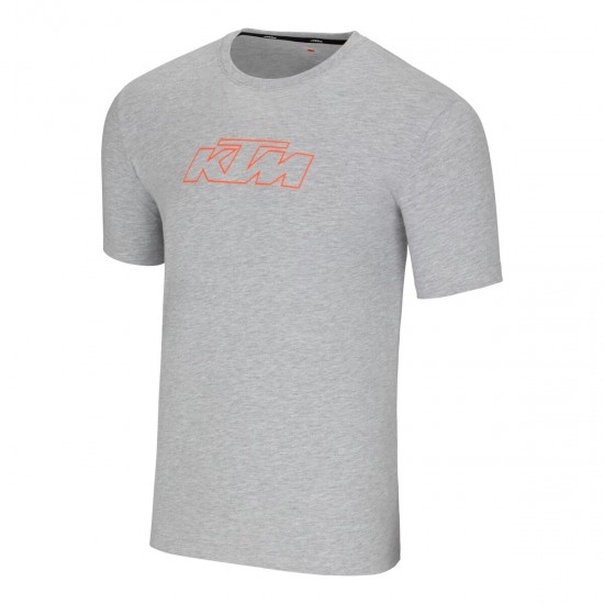 Tricou KTM ESSENTIAL - LIGHT GREY MELANGE