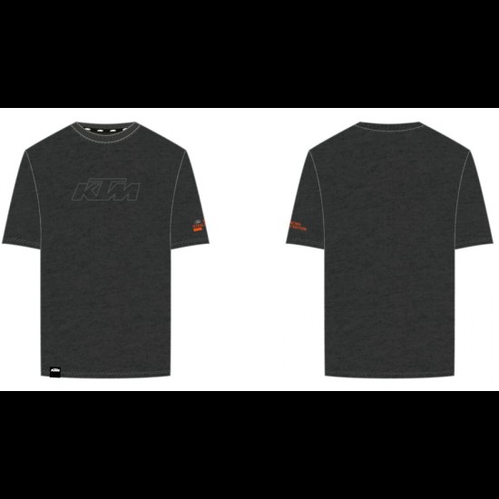 Tricou KTM ESSENTIAL STEALTH DARK GREY MELANGE Tricou KTM ESSENTIAL STEALTH DARK GREY MELANGE