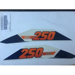 DECAL REAR PART 250 EXC 15 DECAL REAR PART 250 EXC 15