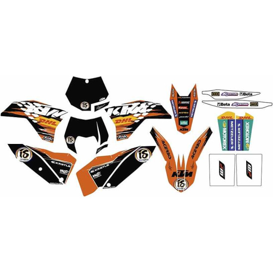 Kit stickere KTM 08-11 Factory