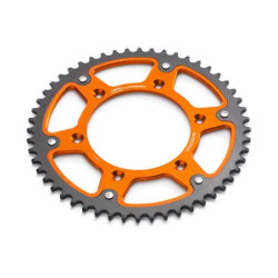 Pinion otel-aluminiu portocaliu KTM 50 dinti Pinion otel-aluminiu portocaliu KTM 50 dinti