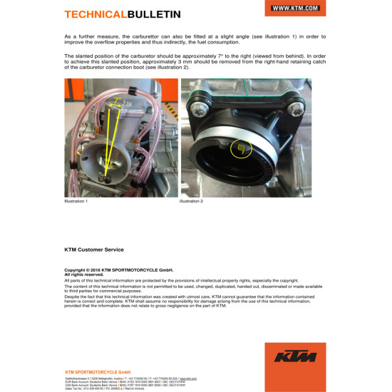 Kit tuning carburator KTM EXC 250/300 17 (Mikuni)