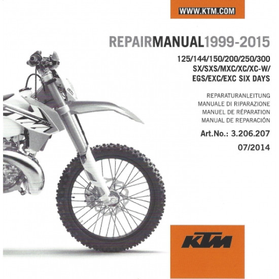 CD Manual reparatie KTM 2T 99-15
