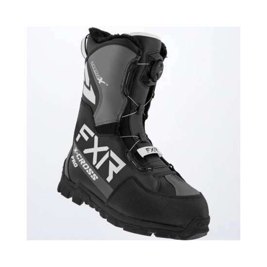 Bocanci snow FXR X-Cross Pro BOA Black White