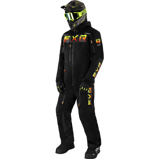 Combinezon snowmobil FXR Maverick Lite Black Inferno SX Pro 23