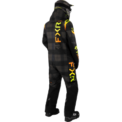 Combinezon snowmobil FXR Helium Insulated Black Plaied Inferno 23 Combinezon snowmobil FXR Helium Insulated Black Plaied Inferno 23