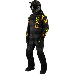 Combinezon snowmobil FXR Helium Insulated Black Plaied Inferno 23 Combinezon snowmobil FXR Helium Insulated Black Plaied Inferno 23