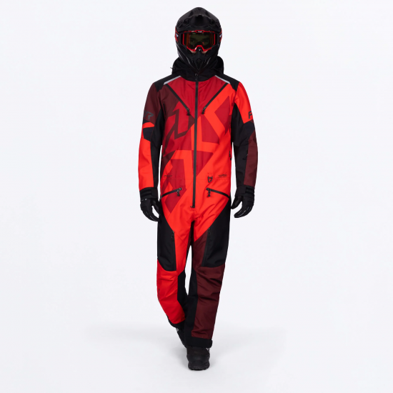 Combinezon snowmobil FXR Cold Cross CX FAST Insulated Red OXBlood
