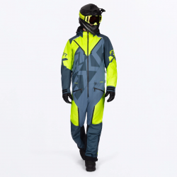 Combinezon snowmobil FXR Cold Cross CX FAST Insulated Lt Steel HiVis