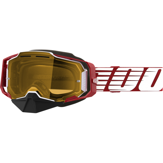 OCHELARI 100%  ARMEGA  SNOW Oversized Deep Red Yellow