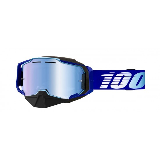 Ochelari 100% Armega Snow Royal Mirror Blue