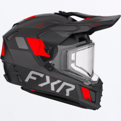 Casca snow FXR Clutch X 26 Viziera Incalzita Black Red Casca snow FXR Clutch X 26 Viziera Incalzita Black Red