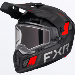 Casca snow FXR Clutch X 26 Viziera Incalzita Black Red Casca snow FXR Clutch X 26 Viziera Incalzita Black Red