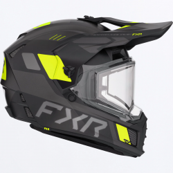 Casca snow FXR Clutch X 26 Viziera Incalzita Black HiVis Casca snow FXR Clutch X 26 Viziera Incalzita Black HiVis