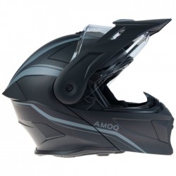 Casca snow AMOQ Ballastic Viziera Incalzita Black Grey Casca snow AMOQ Ballastic Viziera Incalzita Black Grey
