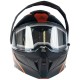 Casca snow AMOQ Ballastic Flip Up Viziera Incalzita Black Orange