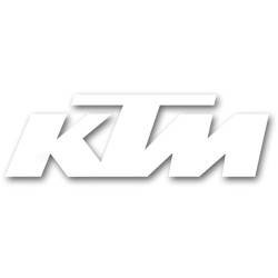 Sticker logo KTM Alb die cut Factory Effex Sticker logo KTM Alb die cut Factory Effex