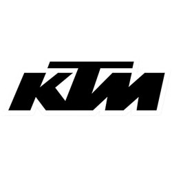 Sticker logo KTM Negru die cut Factory Effex Sticker logo KTM Negru die cut Factory Effex
