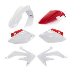 Kit plastice Honda 05-06 Acerbis Rosu/Alb