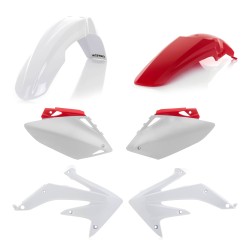 Kit plastice Honda 07-08 Acerbis Rosu/Alb