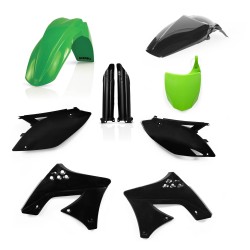 Kit complet plastice Kawasaki 09-12 Acerbis Verde/Negru