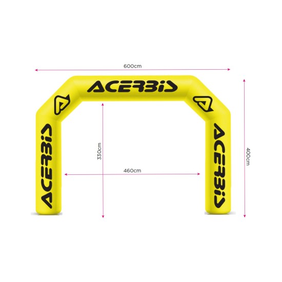 Arcada gonflabila 220v Acerbis Galben